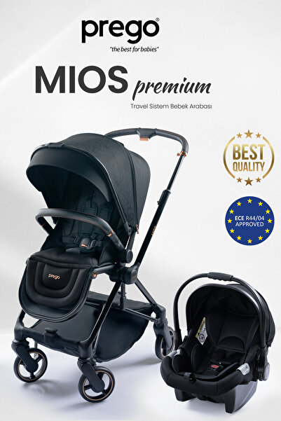 Prego Mios Premium Travel Bebek Arabası 2099 Siyah