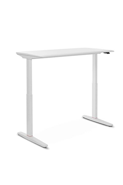 NURUS U-DO Sit&Stand Yükseklik Ayarlı Kumandalı Çalışma Masası - HDF Toz Boya Beyaz