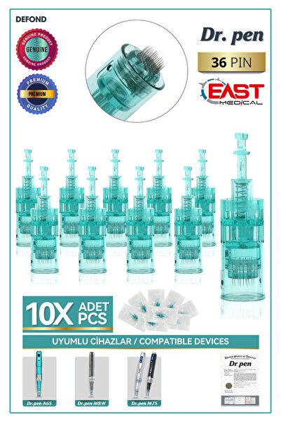 DEFOND Dr Pen A6s - M8w - M7s Orijinal Dermapen Iğnesi 10 Adet 36 Pin