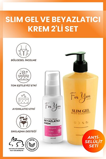 For You Gold Slim Jel - - Toparlayıcı - Çatlak Karşıtı - Sıkılaştırıcı - Selü...