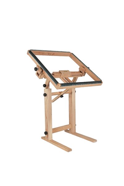 Punchistanbyuyc Pulley Holder Wooden Leg Stand (Can Be Connected with All Needles/Wire Pulley between 20cm and 100cm)