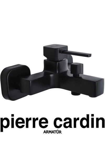 Pierre Cardin Milano Banyo Armatürü Siyah – Modern Su Tasarruflu Banyo Bataryası