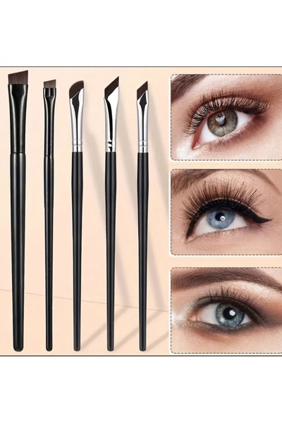 DRECCEX 5'li Eyeliner Makyaj Fırçası Seti - - MFS002