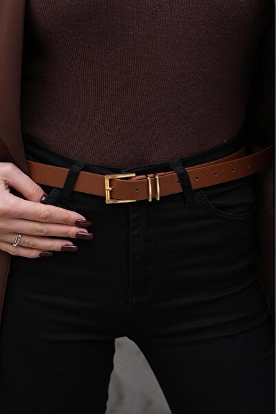 MODAM HİFA Cureaua pentru femei cu cataramă aurie cu punte de grilă Curea pentru pantaloni Curea pentru rochie Curea pentru cămașă Curea pentru haină