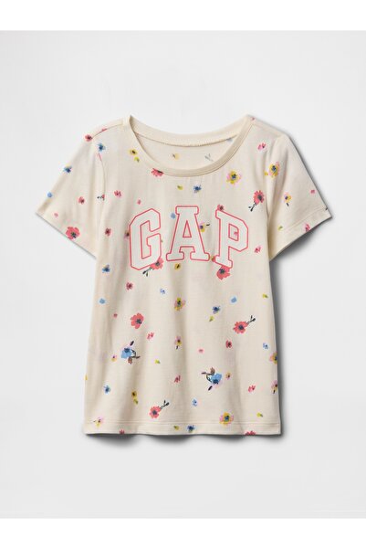 GAP Kız Bebek Çok Renkli Grafik T-Shirt