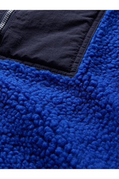 GAP Erkek Çocuk Koyu Mavi Sherpa Yelek