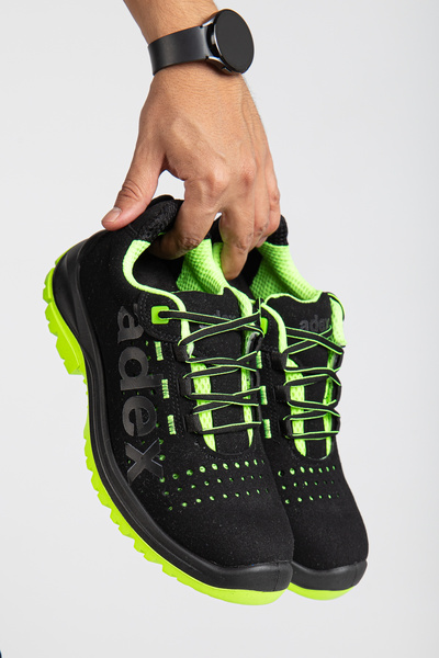 e&e Adex 302 S1 Kompozit Burunlu Spor Iş Ayakkabısı Delikli Koku Yapmayan Spo...