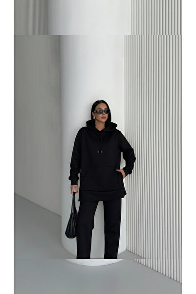 moda paketi Σετ μαντίλας σε σχήμα καρότου, υφασμάτινο φούτερ και παντελόνι για καταδύσεις