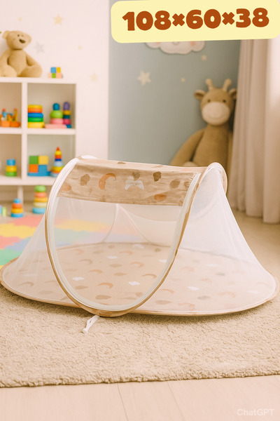 Niniva Bebek katlanabilir cibinlik fermuarlı sineklik koruyucu