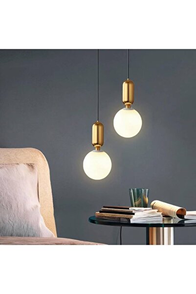 Cristalin Aydınlatma Gold Modern Tekli Avize