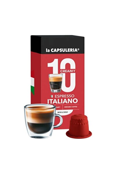 La Capsuleria Special Cream Coffee, 10 capsule compatibile Nespresso, La Capsuleria