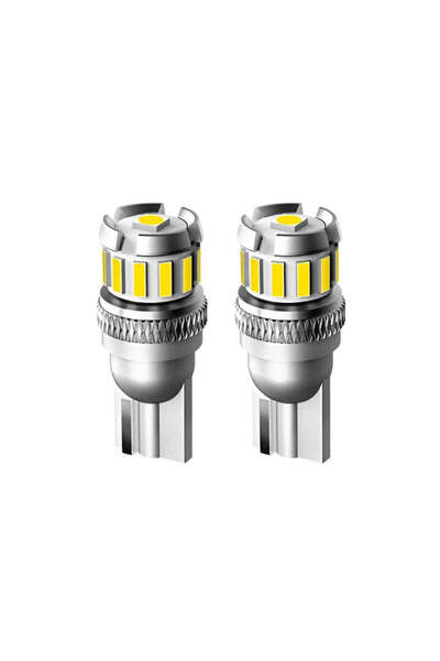 RG Parts Set of 2 LED car position bulbs W5W CSP 6000k cool white canbus T10 12V
