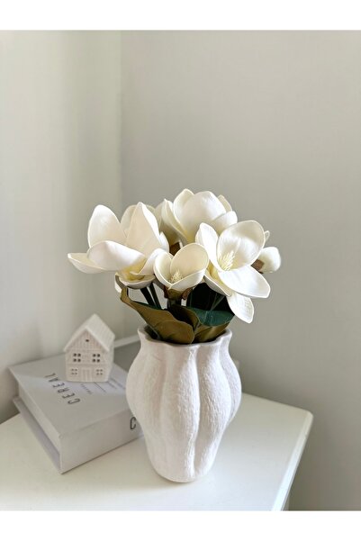 Çiçek Beyaz Manolya Demeti 7 li