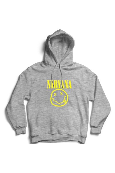 The Fame Світшот з капюшоном і логотипом Nirvana Smile