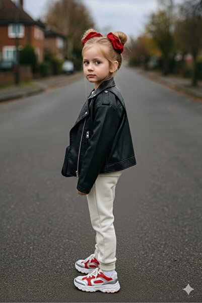 DUBLİNO KİDS Girls' Three-Ply Winter Set with Inner Layer, Long Sleeve Sweatshirt and Elasticated Legs Pants