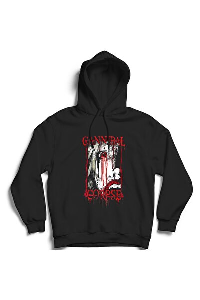 The Fame Hanorac Cannibal Corpse DK-06, cu glugă, pentru trupa de muzică rock...
