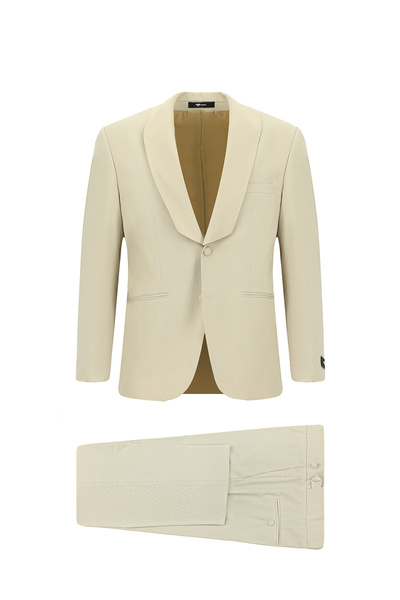 Kiğılı Relaxed Fit Rahat Kesim Şal Yaka Smokin & Damatlık