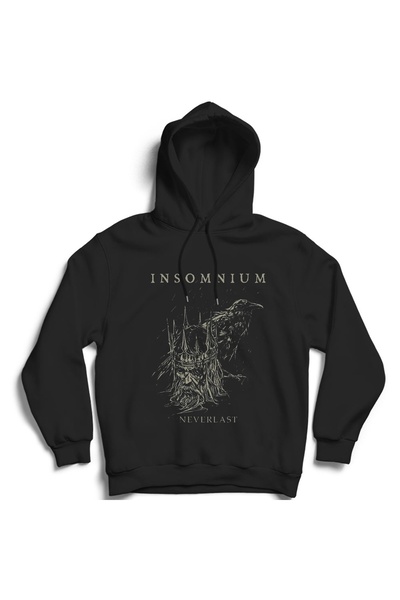 The Fame Insomnium i Neverlast rok metal muzički bend Sa kapuljačom dukserica