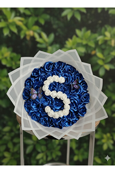 Buket hanemm 30'lu Harfli Led Işıklı Yapay Gül Buketi