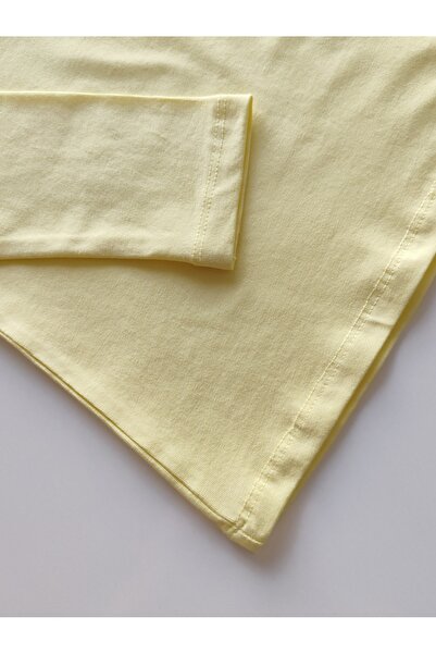 Kerimino Cotton Single Jersey Combed Cotton Lycra Plain Badi - Okul Uzunkol Badi