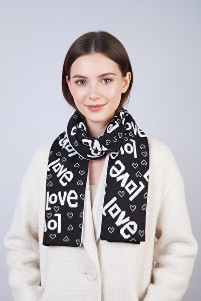 Sebir Moda Eșarfă de tricotat cu tematică dragoste