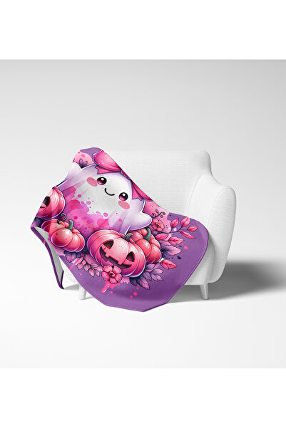 Erays Home Cute Ghost Fleece Tv Blanket Polar Soft Girl Blanket