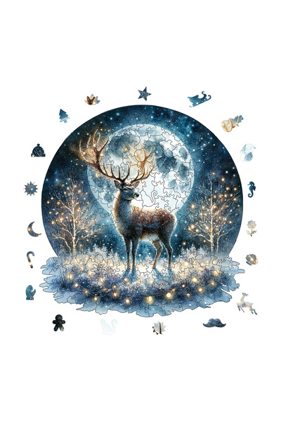 WePuzzleUp Ahşap Puzzle - Yıldız Tozu - 260 Parça, 29x30 cm