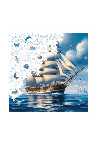 WePuzzleUp لغز خشبي - أسطورة الشراع - 353 قطعة، 29×29 سم