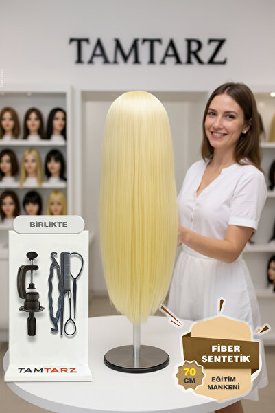 Fiber Εκπαιδευτικό μανεκέν κομμωτηρίου και εξάρτημα τραπεζιού