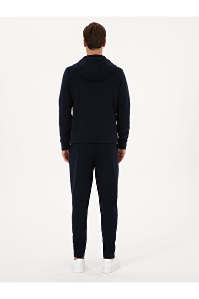 Cacharel Lacivert Slim Fit Pamuk Karışımlı Paçası Lastikli Eşofman Altı 50311677-VR033