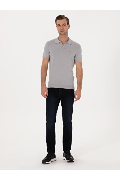 Cacharel Koyu Lacivert Slim Fit Pamuk Karışımlı Jean Pantolon 50308678-VR100