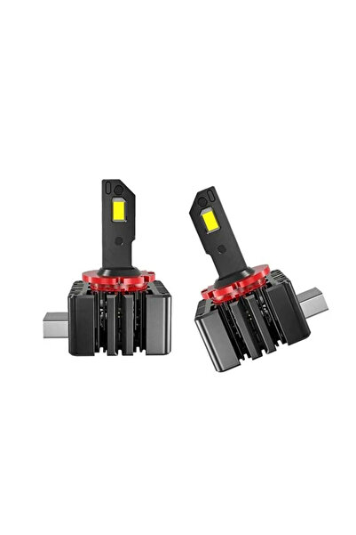 RG Parts Set de 2 becuri LED D1S D1R 15000lm 6000k alb rece cu ventilator și CANbus