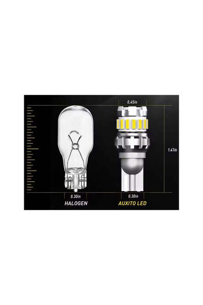 RG Parts Set de 2 becuri auto LED W16W CSP 6500k alb rece CANbus T15 12V