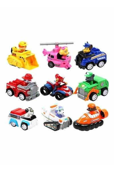 fulina 9 Pcs Toy for Children, Durable Sturdy, Portable Figures Toy Set for Kids, Boy Girl Toddlers Party F