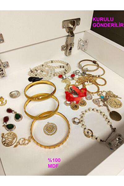 KONAK EV EŞYALARI Gimli Gizli Bölmeli Komodin,mdf,kurulu,montaj Gerekmez