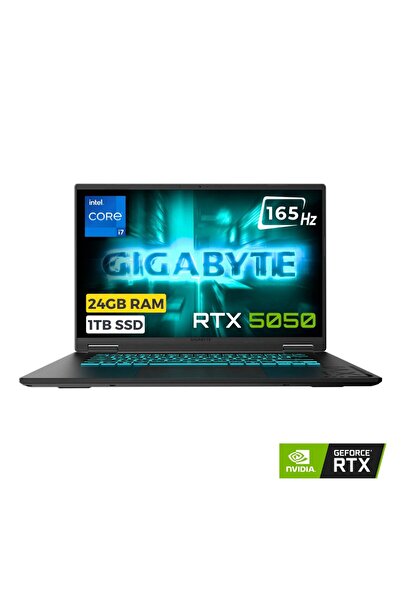 Gigabyte Gaming A16 CTH i7-13620H 24GB 1TB SSD 8GB RTX5050 85W 16 FHD+ 165Hz ...