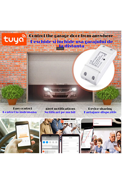 FRAMMINO Modul Wi-Fi FRAMMINO®, pentru controlul automat a Ușilor de Garaj sau porților rulante