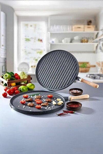 RSS Lav Döküm Çift Taraflı Gözleme Tavası 33cm