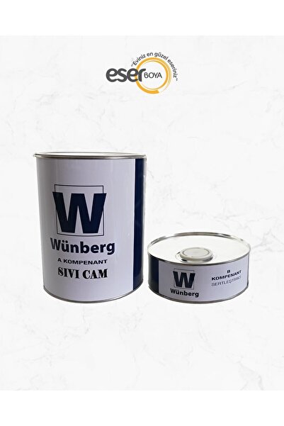 Wünberg Sıvı Cam Liquid Glass Fayans Seramik Mermer Üzeri Şeffaf Su Yalıtım M...