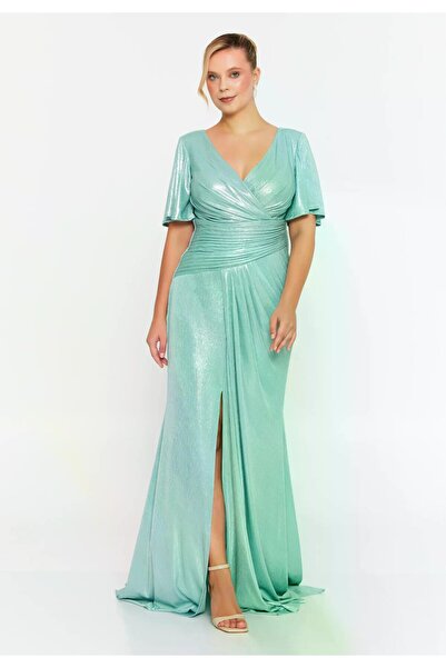 MAXXE 6036SIM LAME SİMLİ ELBİSE