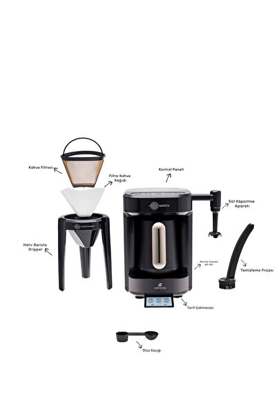 Karaca Hatır Barista Cappuccino ve Türk Kahve Makinesi Krem