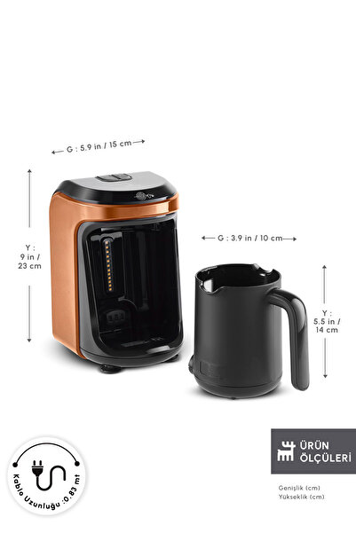 Karaca Bronze Hatir Hüps Aroma Turkish Coffee Machine