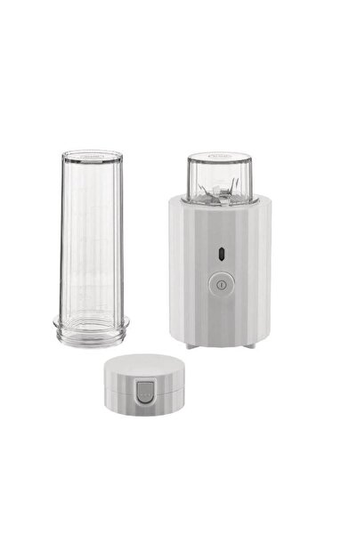 Genel Markalar Beyaz 550 ml Plisse Smoothie Blender ile sağlıklı içecekler hazırlayın