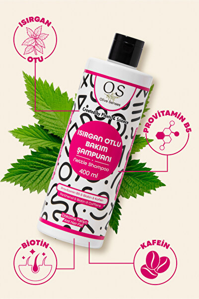 Olive Senses Isırgan Otlu Bakım Şampuanı-Dökülme Karşıtı