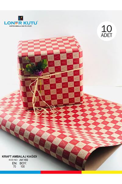 Feza Kutu Paket Kağıdı Kraft Kağıt Ambalaj Kağıdı Hediye Kağıdı Yılbaşı Çeyiz...
