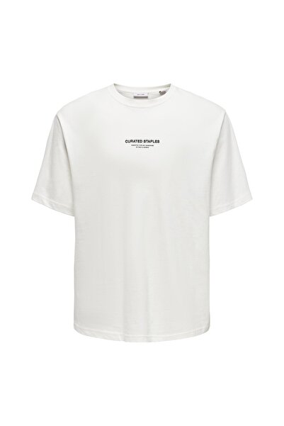 Only & Sons Ανδρικό μπλουζάκι με επίπεδη λαιμόκοψη με στάμπα ONSCURATED RLX PRINT SS TEE NOOS