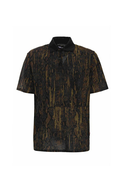 Just Cavalli Haki Erkek Polo T-Shirt 76OAG6RS