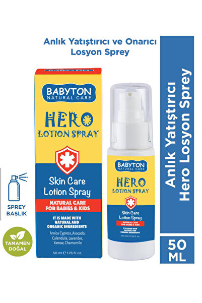 BABYTON Anlık Yatıştırıcı Hero Losyon Sprey 50 ml