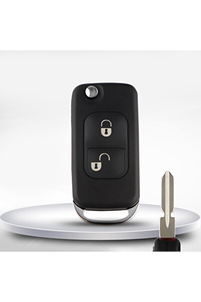 Choice غطاء مفتاح HU39 Blade YIQIXIN ذو زرين قابل للطي لسيارة Mercedes C CL S...