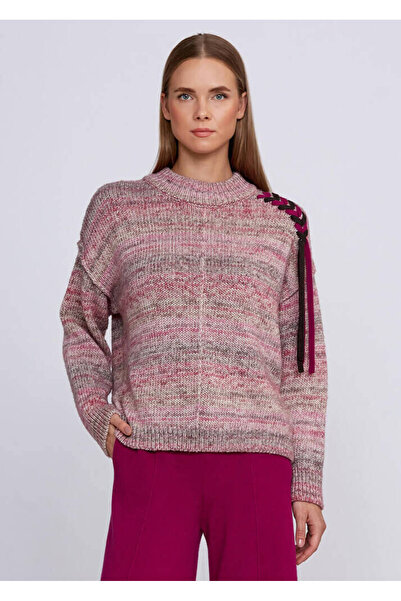 Knitss Organik Pamuk Yün Karışımlı Pembe Triko